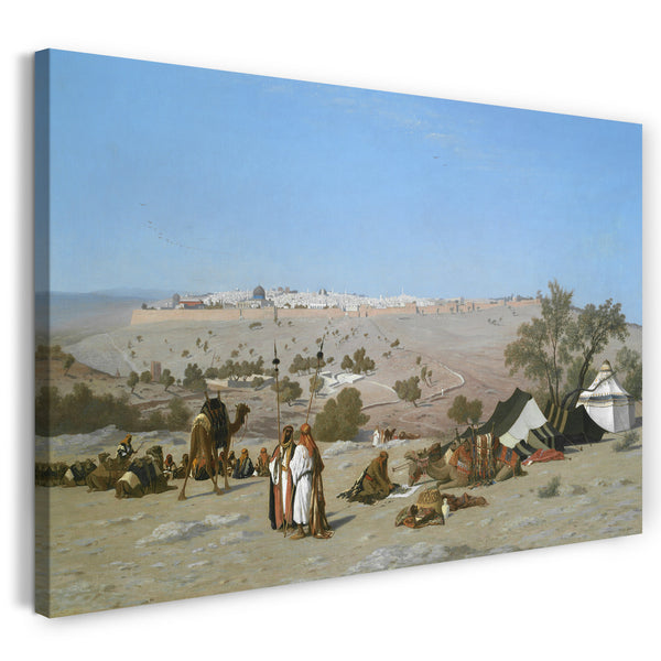 Leinwandbild Charles-Théodore Frère - Jerusalem vom Ölberg aus betrachtet