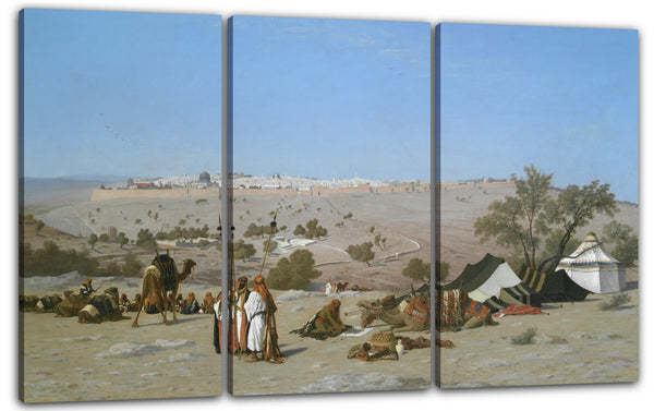Leinwandbild Charles-Théodore Frère - Jerusalem vom Ölberg aus betrachtet