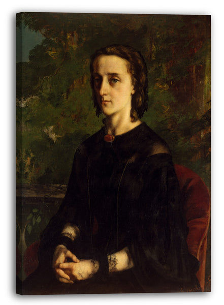 Leinwandbild Gustave Courbet - Madame de Brayer