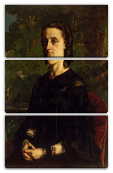 Leinwandbild Gustave Courbet - Madame de Brayer