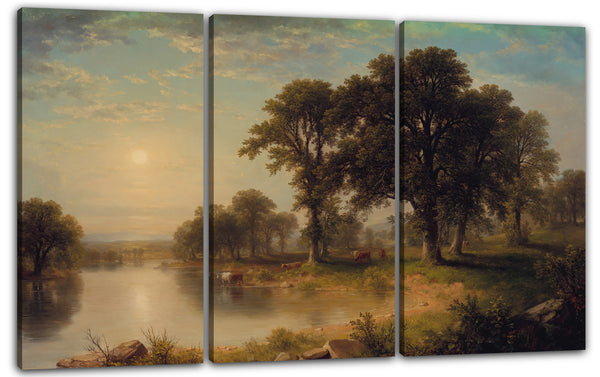 Leinwandbild Asher Brown Durand - Sommernachmittag