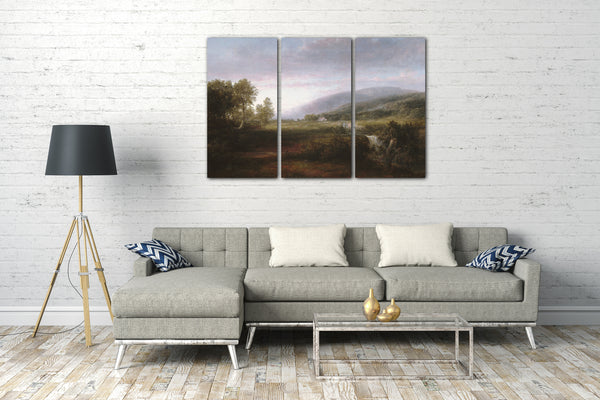 Leinwandbild Thomas Doughty - Frühlingslandschaft