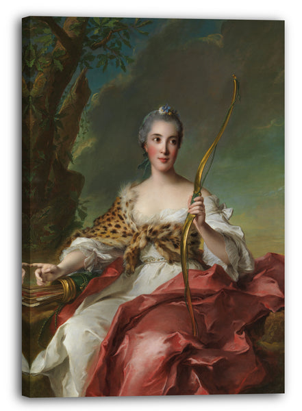 Leinwandbild Jean Marc Nattier - Madame de Maison-Rouge als Diana