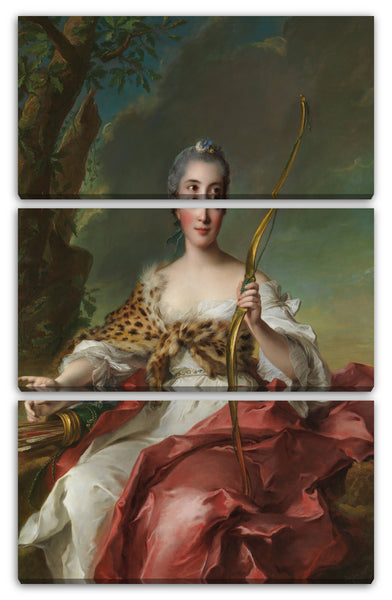 Leinwandbild Jean Marc Nattier - Madame de Maison-Rouge als Diana