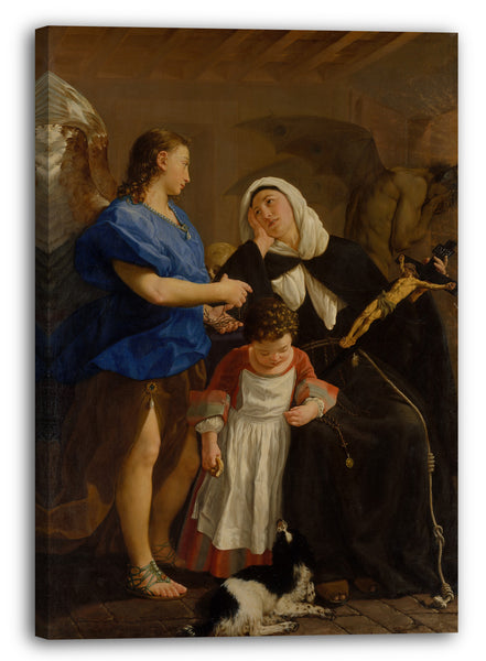 Leinwandbild Gaspare Traversi - Heilige Margareta von Cortona
