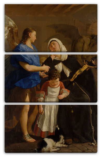 Leinwandbild Gaspare Traversi - Heilige Margareta von Cortona