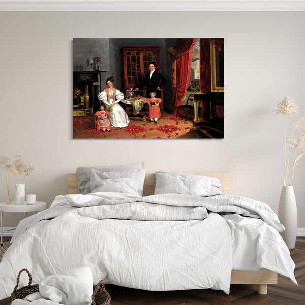 Leinwandbild George W. Twibill Jr. zugeschrieben - Die Familie von John Q. Aymar