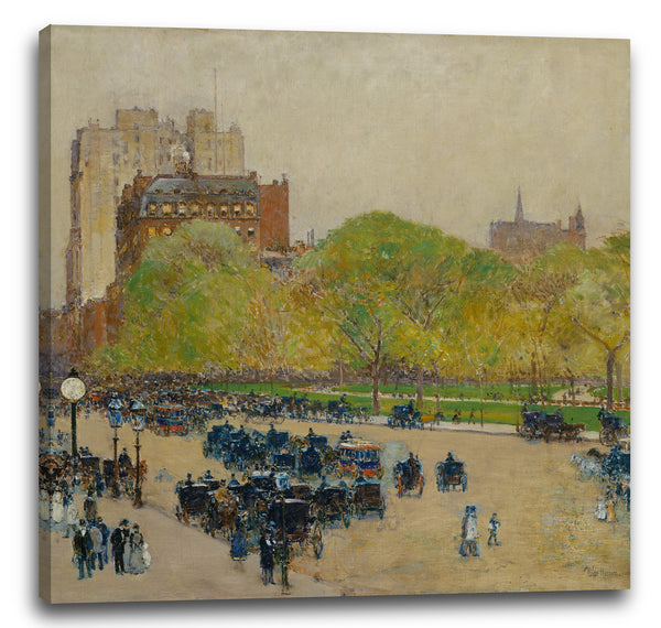 Leinwandbild Childe Hassam - Frühlingsmorgen im Herzen der Stadt