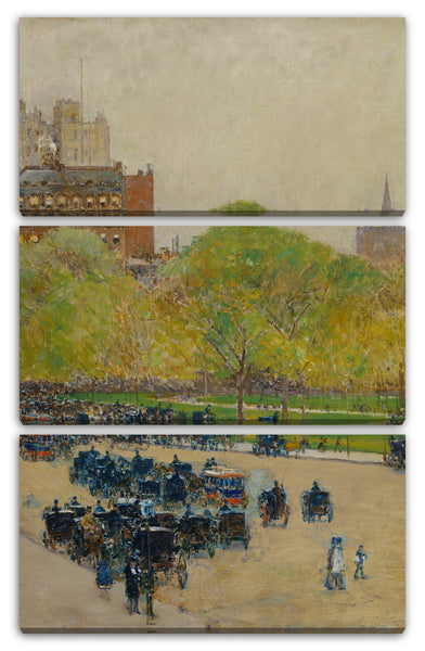 Leinwandbild Childe Hassam - Frühlingsmorgen im Herzen der Stadt