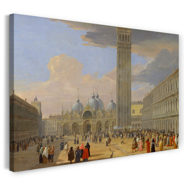 Leinwandbild Luca Carlevaris - Piazza San Marco, Venedig