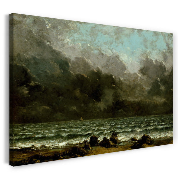 Leinwandbild Gustave Courbet - Das Meer