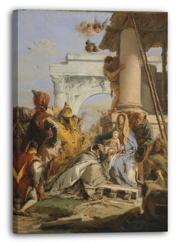 Leinwandbild Giovanni Battista Tiepolo - Die Anbetung der Könige