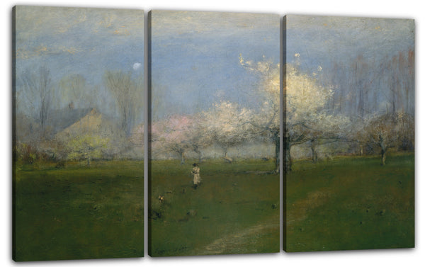 Leinwandbild George Inness - Frühlingsblüten, Montclair, New-Jersey
