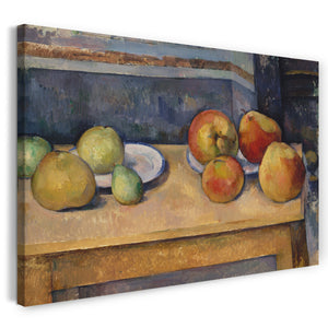 Leinwandbild Paul Cézanne - Stillleben mit Äpfeln und Birnen