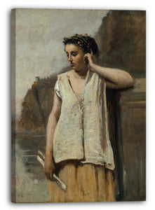 Leinwandbild Camille Corot - Die Muse: Geschichte