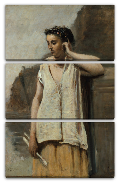 Leinwandbild Camille Corot - Die Muse: Geschichte