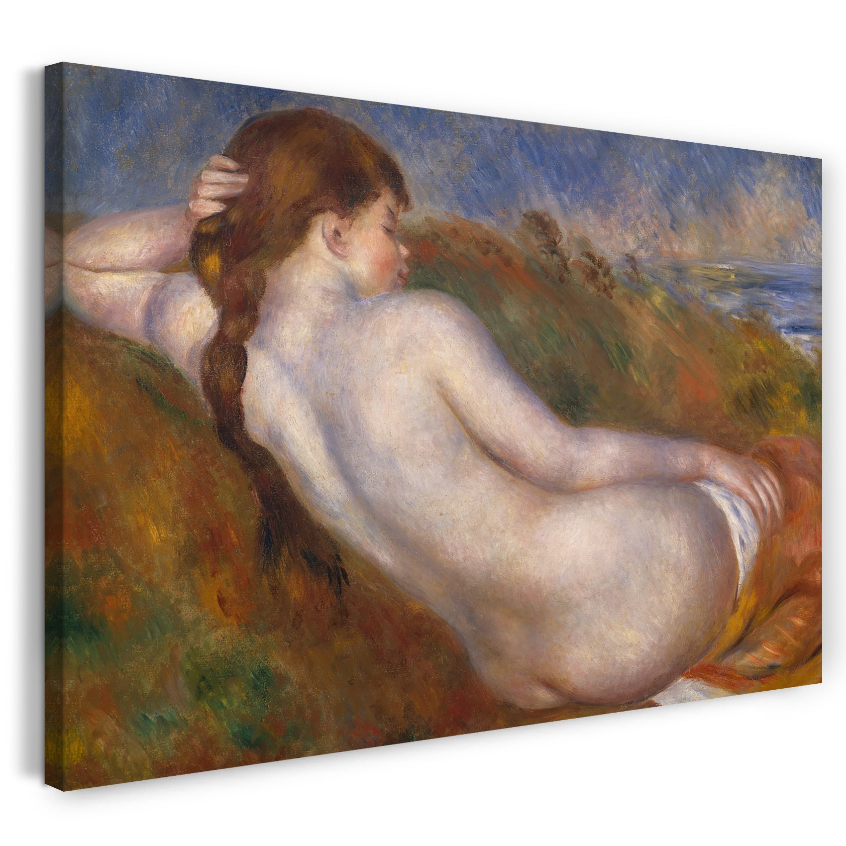 Leinwandbild Auguste Renoir - Liegender Akt