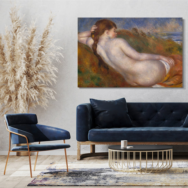 Leinwandbild Auguste Renoir - Liegender Akt