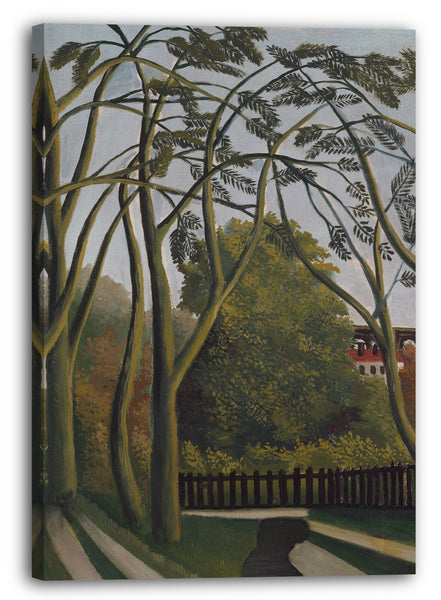 Leinwandbild Henri Rousseau - Die Ufer des Bièvre in der Nähe von Bicêtre