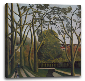 Leinwandbild Henri Rousseau - Die Ufer des Bièvre in der Nähe von Bicêtre