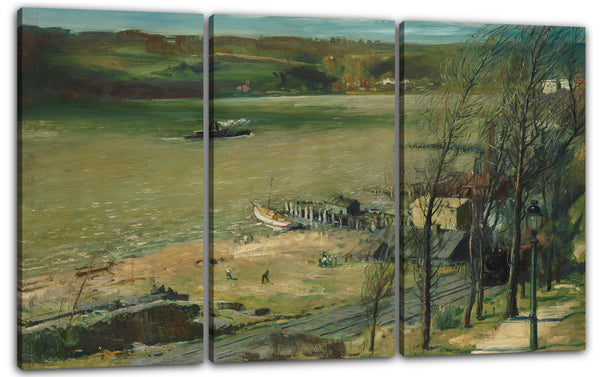 Leinwandbild George Bellows - Auf den Hudson