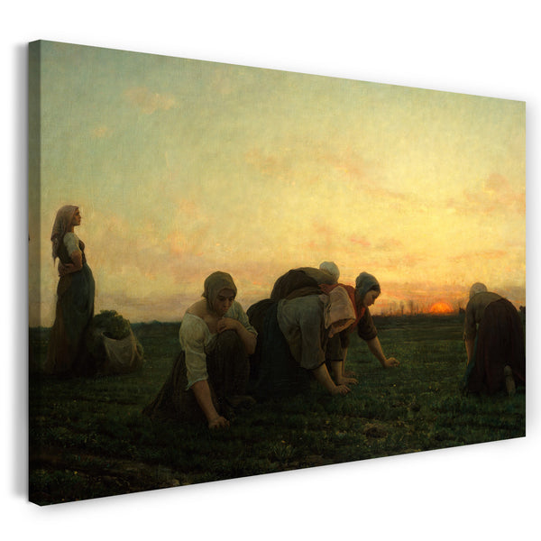Leinwandbild Jules Breton - Die Weeders
