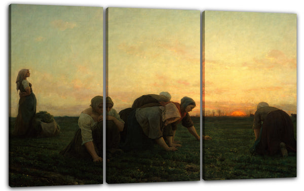 Leinwandbild Jules Breton - Die Weeders