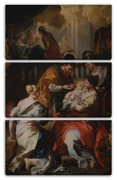Leinwandbild Francesco Solimena - Die Geburt der Jungfrau