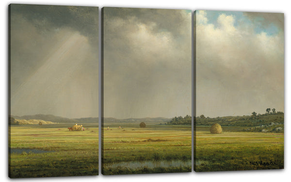 Leinwandbild Martin Johnson Heade - Newburyport Wiesen