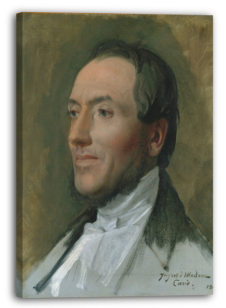 Leinwandbild Jean Auguste Dominique Ingres - Edmond Cavé (1794-1852)