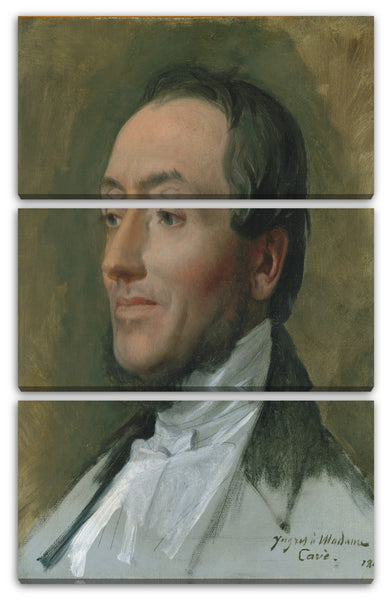 Leinwandbild Jean Auguste Dominique Ingres - Edmond Cavé (1794-1852)