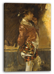 Leinwandbild Antonio Mancini - Ein Zirkusjunge