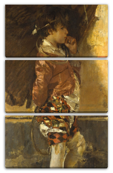 Leinwandbild Antonio Mancini - Ein Zirkusjunge