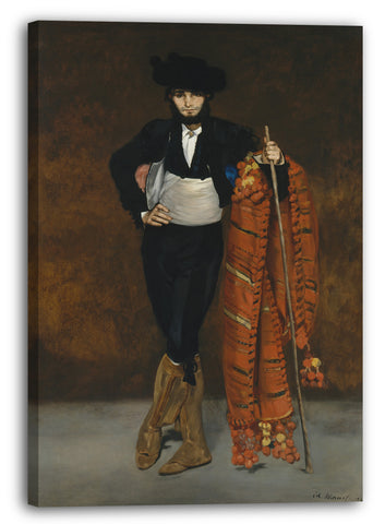 Leinwandbild Edouard Manet - Junger Mann im Kostüm eines Majo