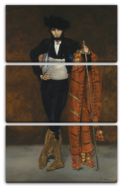 Leinwandbild Edouard Manet - Junger Mann im Kostüm eines Majo