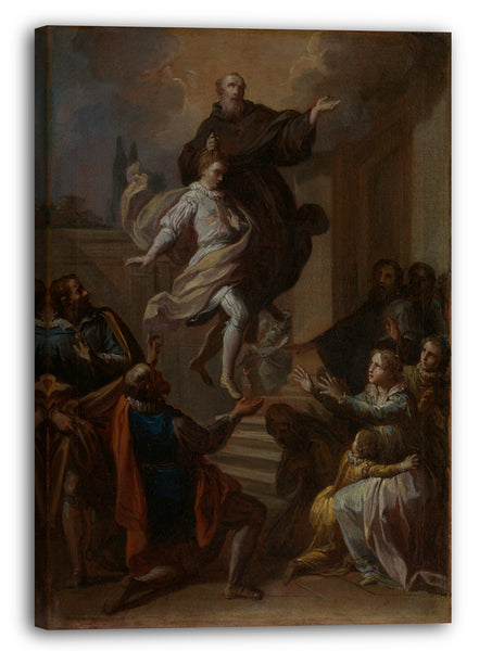 Leinwandbild Placido Costanzi - Ein Wunder des heiligen Joseph von Cupertino (1603-1663)