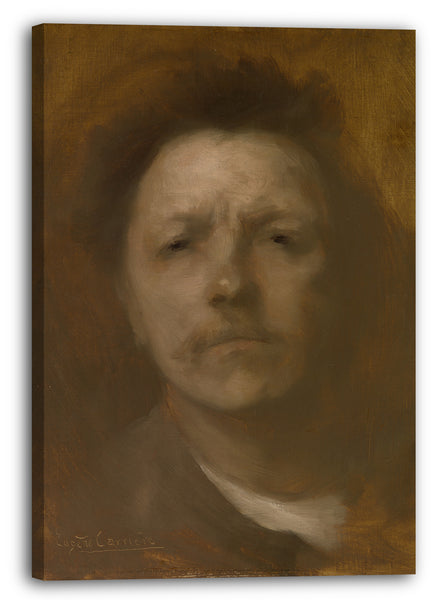 Leinwandbild Eugène Carrière - Selbstporträt