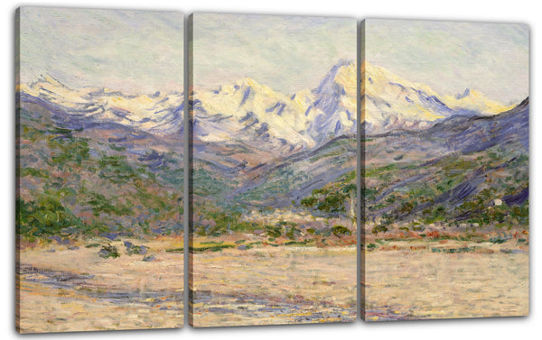 Leinwandbild Claude Monet - Das Tal der Nervia