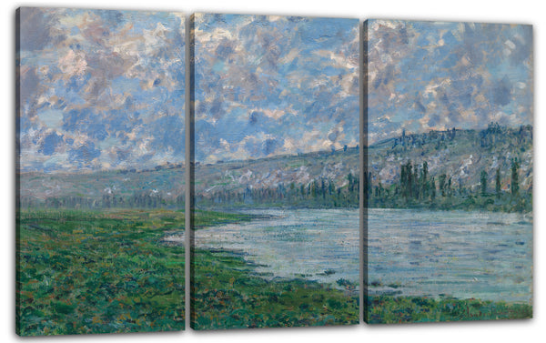 Leinwandbild Claude Monet - Die Seine bei Vétheuil