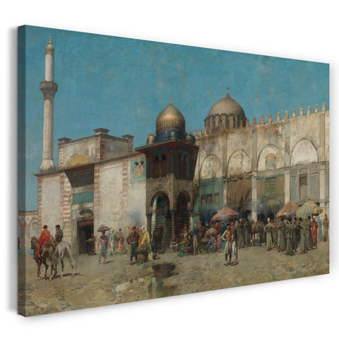 Leinwandbild Alberto Pasini - Eine Moschee