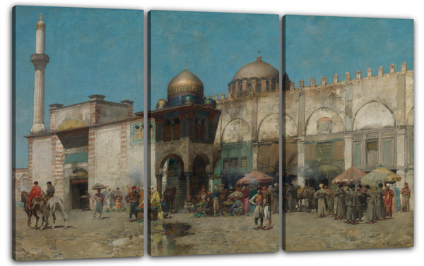 Leinwandbild Alberto Pasini - Eine Moschee