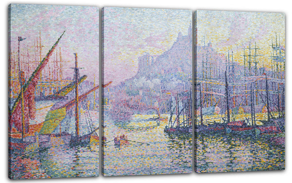 Leinwandbild Paul Signac - Notre-Dame-de-la-Garde (La Bonne-Mère), Marseille