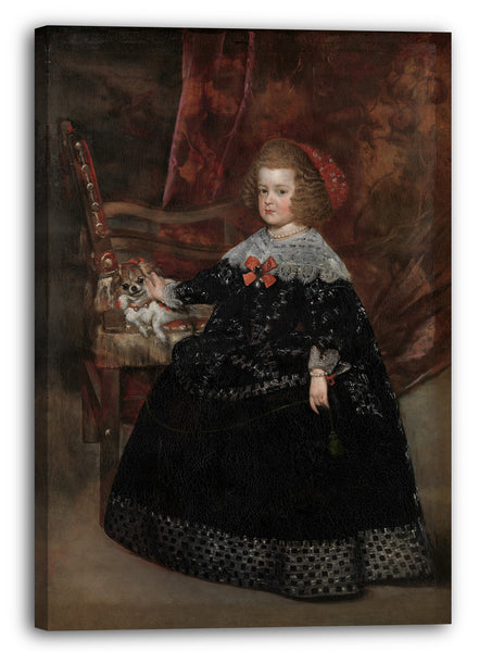 Leinwandbild Juan Bautista Martínez del Mazo - María Teresa (1638-1683), Infantin von Spanien