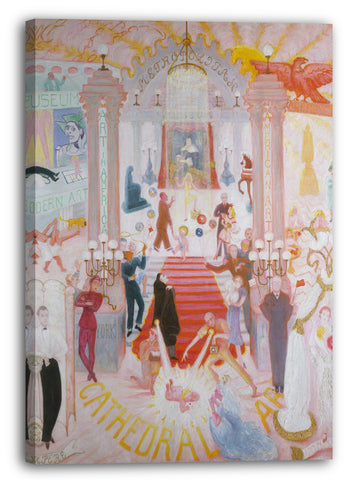 Leinwandbild Florine Stettheimer - Die Kathedralen der Kunst