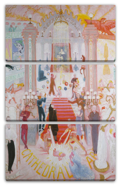 Leinwandbild Florine Stettheimer - Die Kathedralen der Kunst