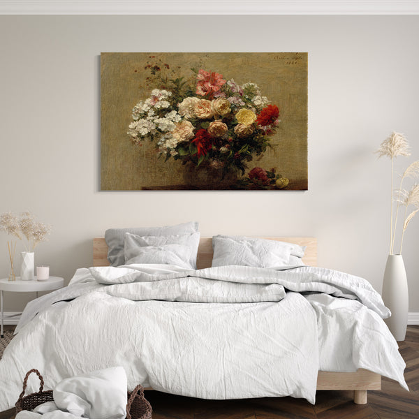 Leinwandbild Henri Fantin-Latour - Sommerblumen