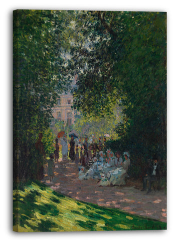 Leinwandbild Claude Monet - Der Parc Monceau