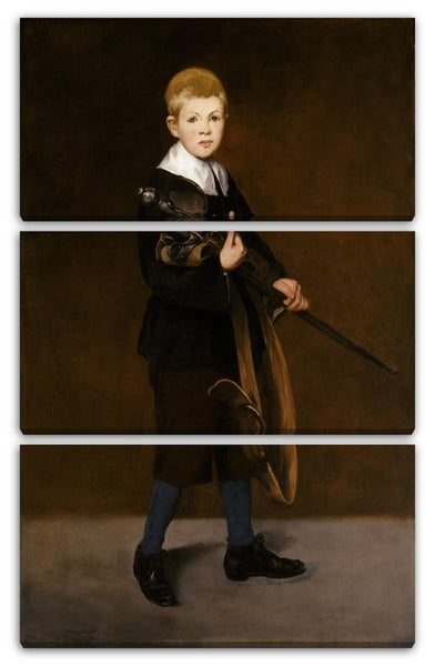 Leinwandbild Edouard Manet - Junge mit einem Schwert