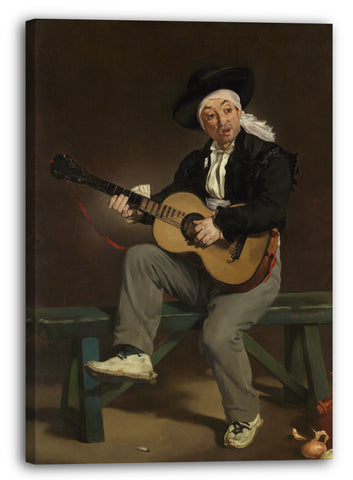 Leinwandbild Edouard Manet - Der spanische Sänger