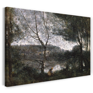 Leinwandbild Camille Corot - Ville d'Avray